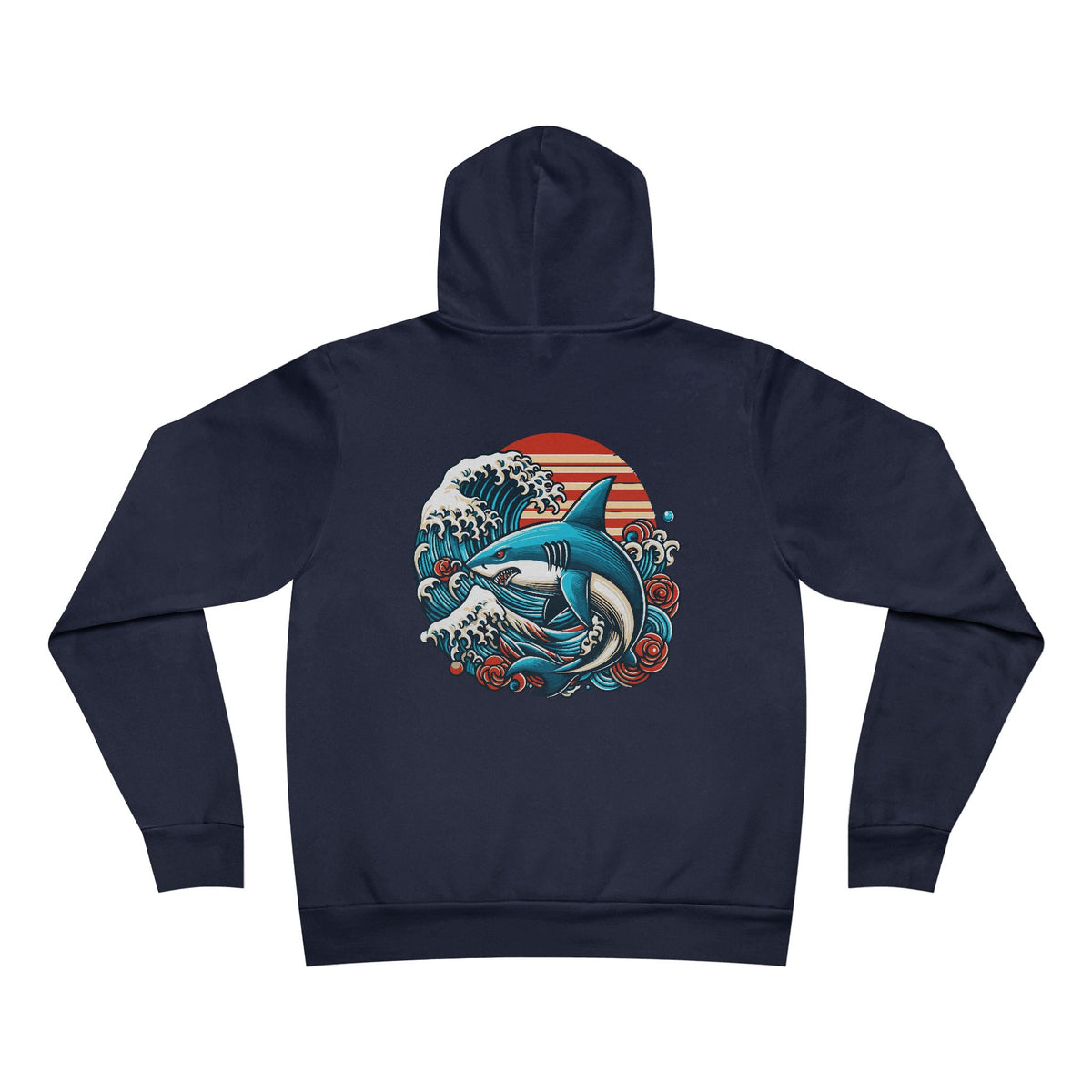Ocean Wave Shark Hoodie