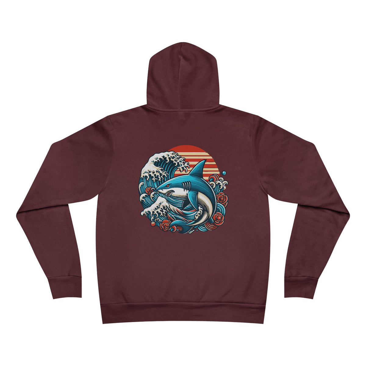 Ocean Wave Shark Hoodie