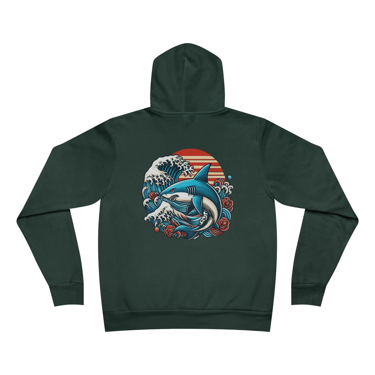 Ocean Wave Shark Hoodie