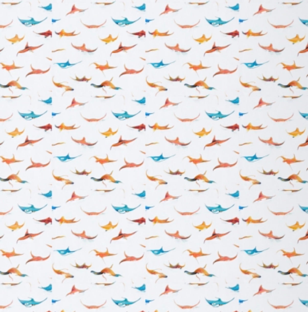 Whimsical Stingray Gift Wrap, Joy of the Ocean, Ocean Lover Present, Sea Creature Birthday Wrap, Scuba Diver Gift, Diver Gift Wrap