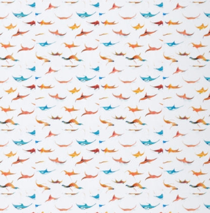 Whimsical Stingray Gift Wrap, Joy of the Ocean, Ocean Lover Present, Sea Creature Birthday Wrap, Scuba Diver Gift, Diver Gift Wrap