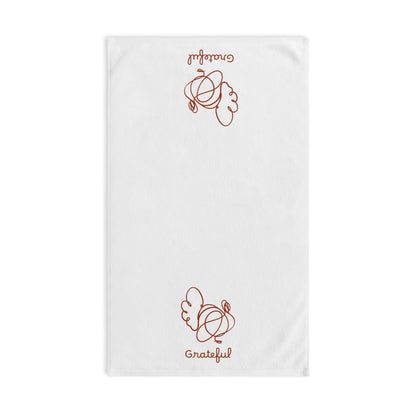 Grateful Thanksgiving Hand Towel, Friendsgiving Bathroom Decor, Fall Kitchen Towel, Hostess Gift, Autumn Dish Towel, Housewarming Present