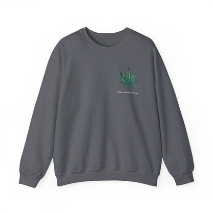 Brand Crewneck, Flowers on the Beach, Stoner Gift, Weed Lover Gift, 420 Gift, Stoner Christmas Gift, Weed Apparel