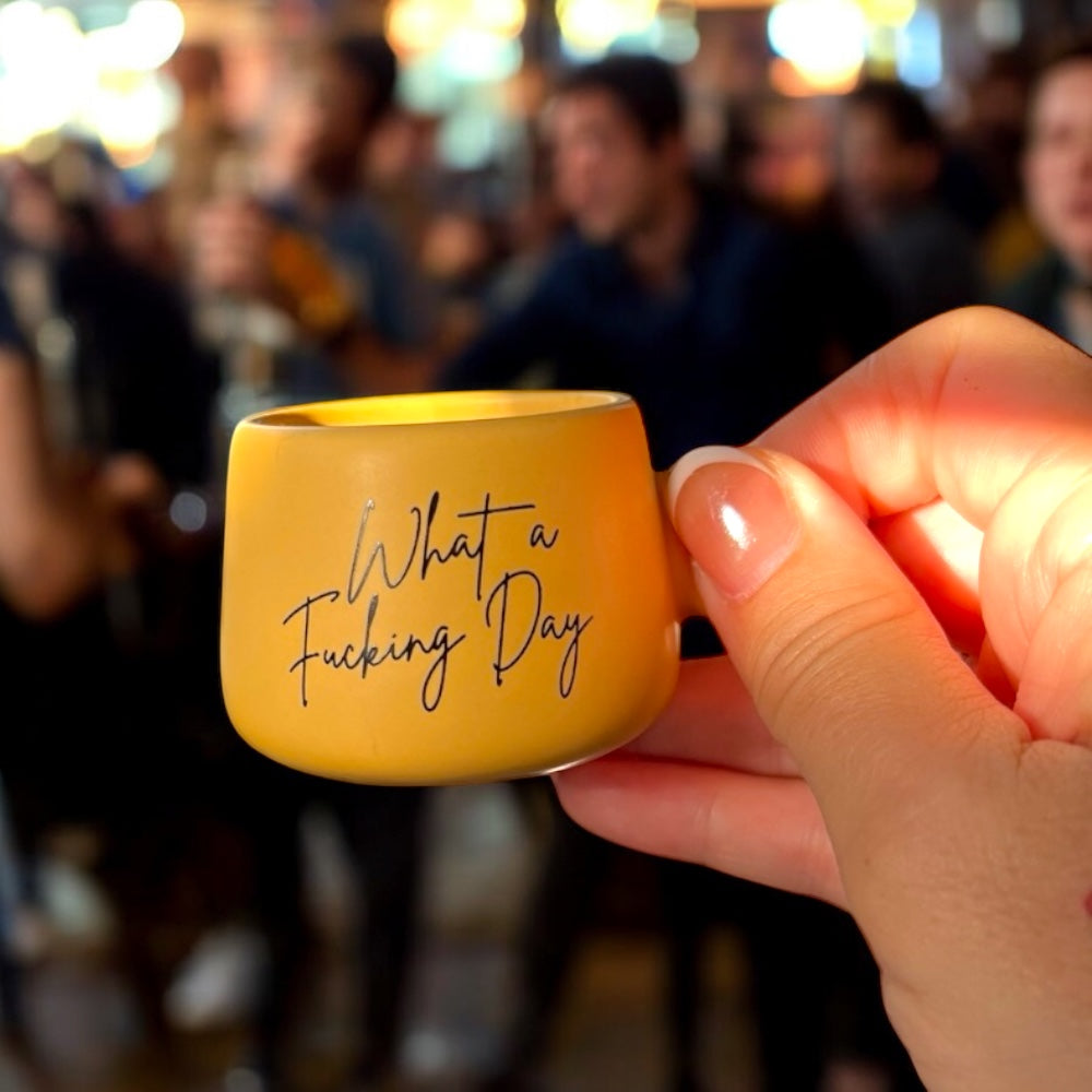 What a Fucking Day - Espresso Mug, Shot Glass
