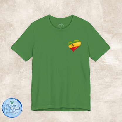 Rasta T-Shirt, Weed Smokers Tee, 420 Shirt, Unisex Jersey Short Sleeve Tee, Casual Stoner Apparel, 420 Somewhere, Rasta Holiday T-shirt