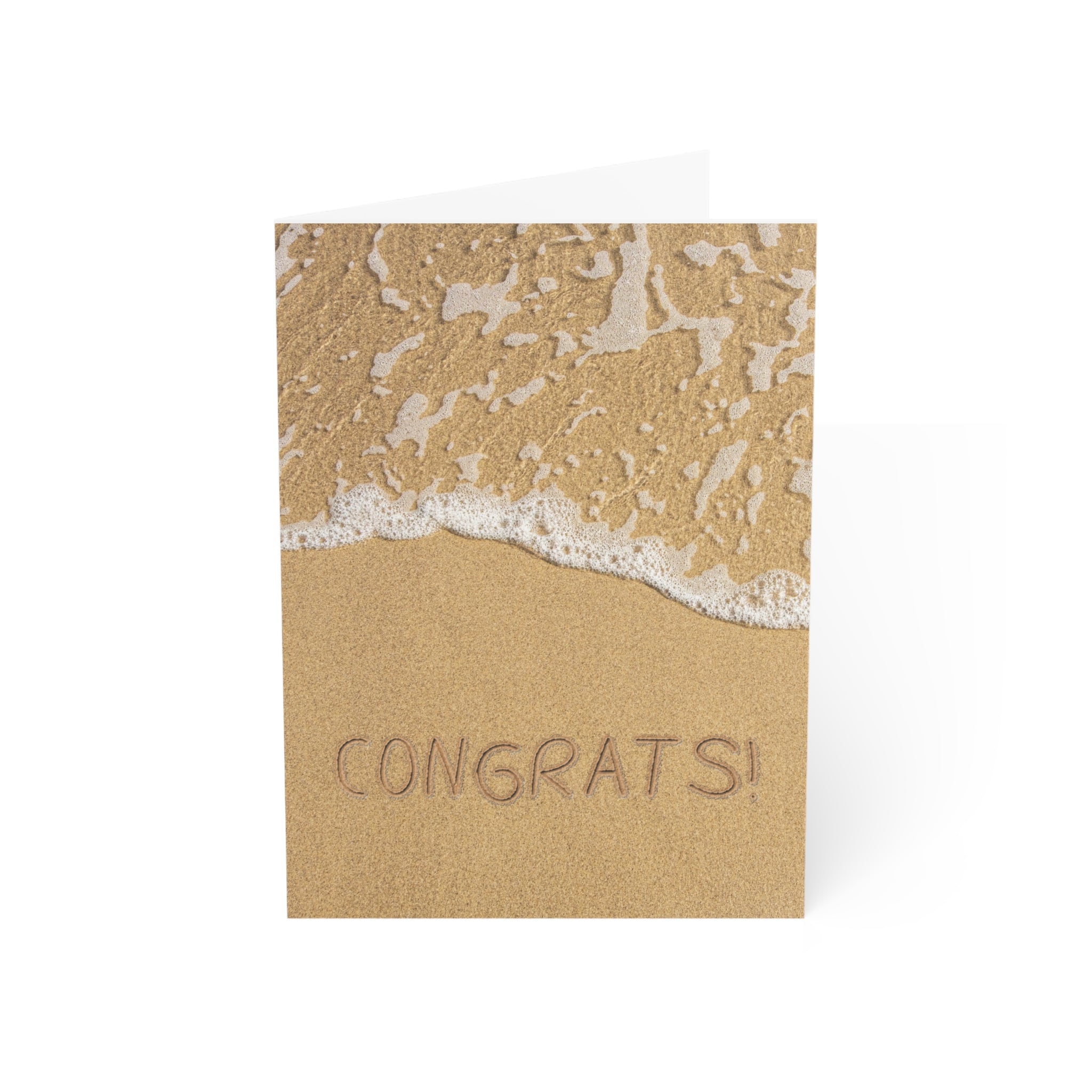 Beach Waves Awesome Card (Blank Inside)