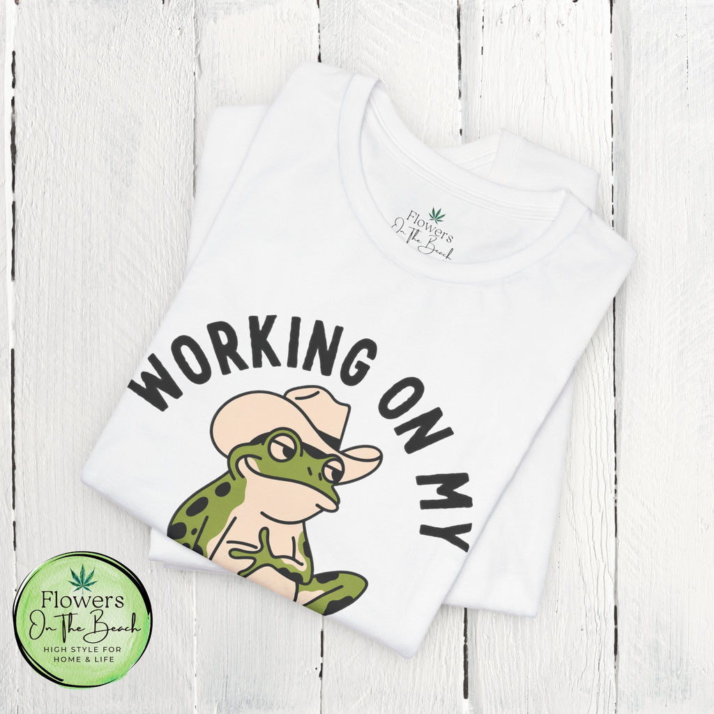 Working on My Dad Bod T-Shirt | Funny Dad Fathers Day Tee