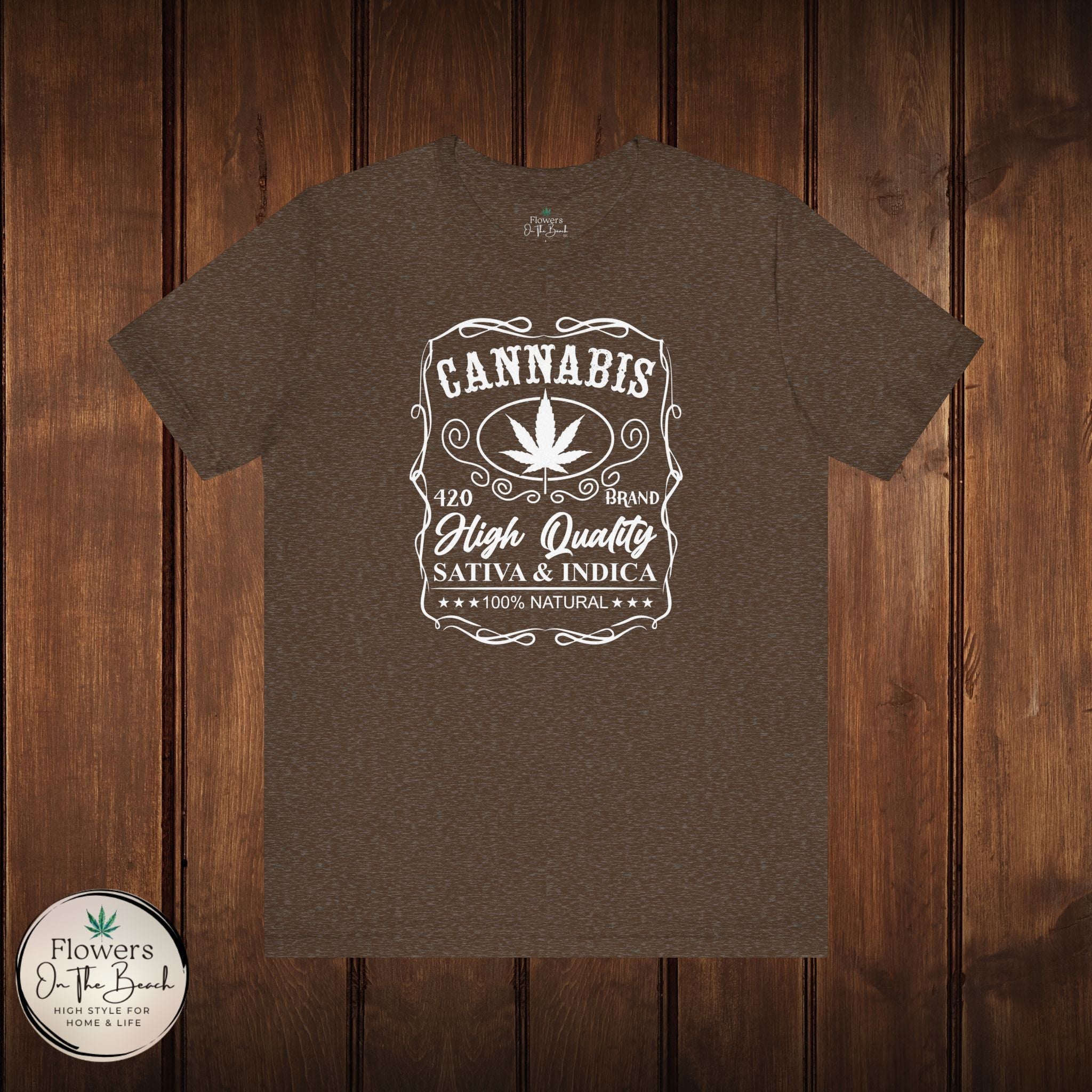 Whiskey-Inspired Cannabis Label Tee