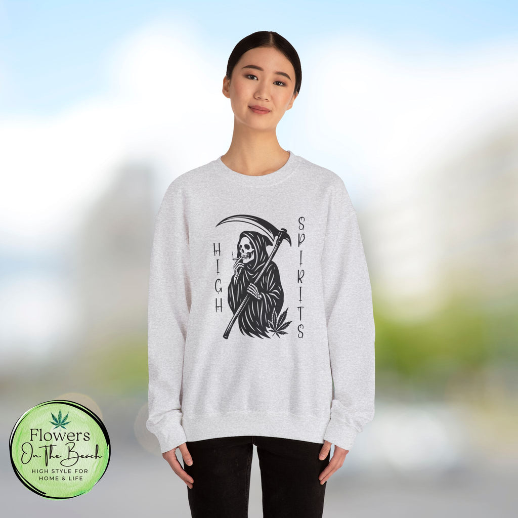 Grim Reaper Smoking Sweatshirt