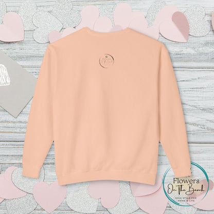 Garden Party Lightweight Crewneck, Stoner Valentines Gift, Floral Stoner Jumper, Marijuana Lover Shirt, 420 Humor Tshirt, Cannabis Humor