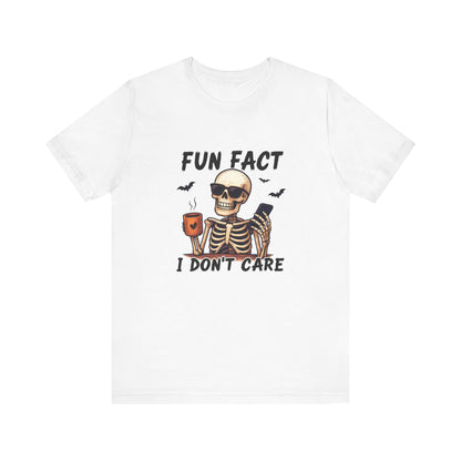 Funny Sassy Skeleton Shirt - Halloween Unisex Tee, Skeleton Graphic Top, Spooky Humor T-Shirt, Creepy Bone Printed Apparel, Trick or Treat