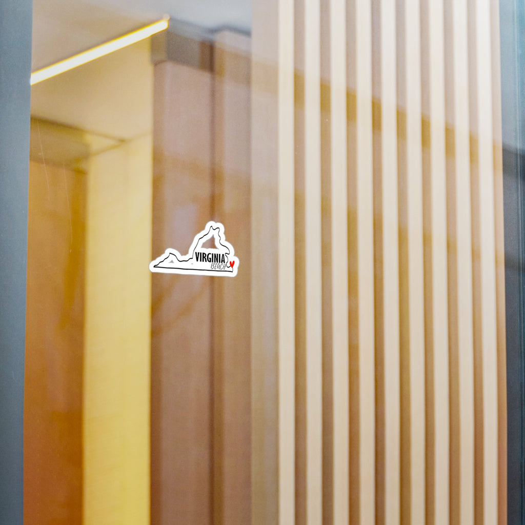 Virginia Beach Heart Sticker