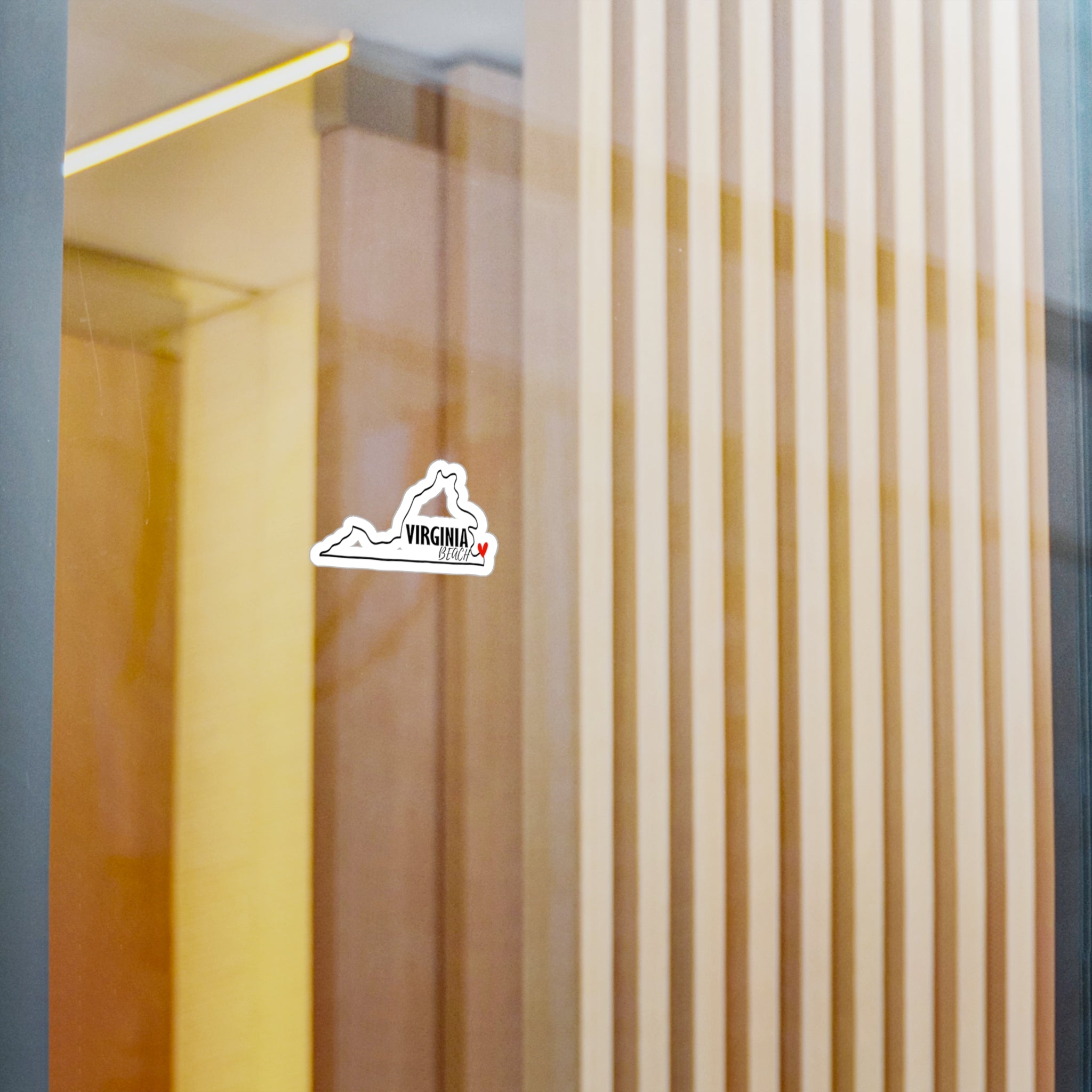 Virginia Beach Heart Sticker