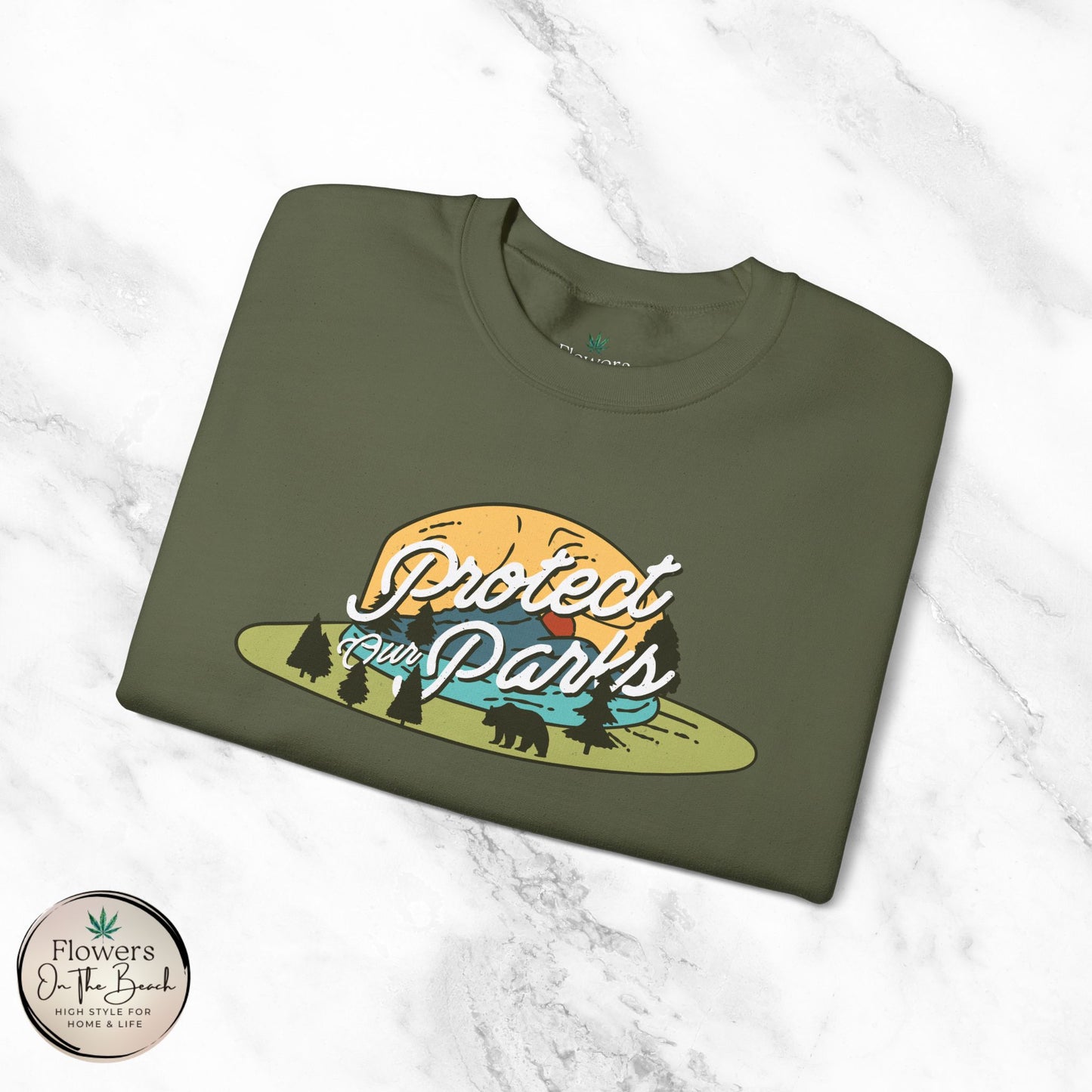 Protect Our Parks Crewneck Sweatshirt, National Parks Sweatshirt, Wanderlust Sweatshirt, Travel Apparel, Protect Our National Parks