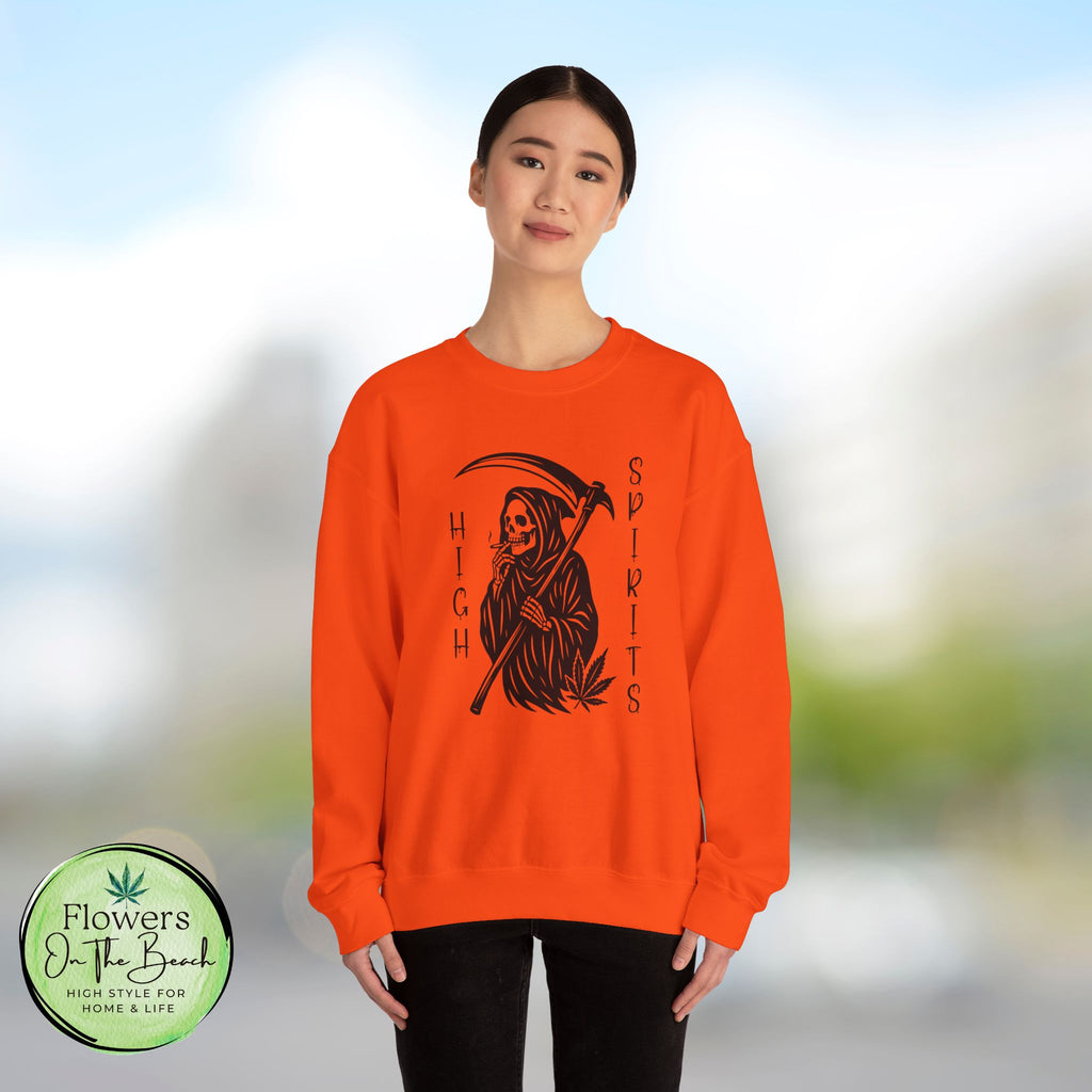 Grim Reaper Smoking Sweatshirt