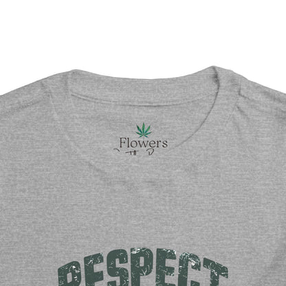 Toddler Short Sleeve Tee "Respect the Locals" - Ocean Lover Style, Summer Wear, Gift for Kids, Eco-Friendly Tee, Marine Life Tee,