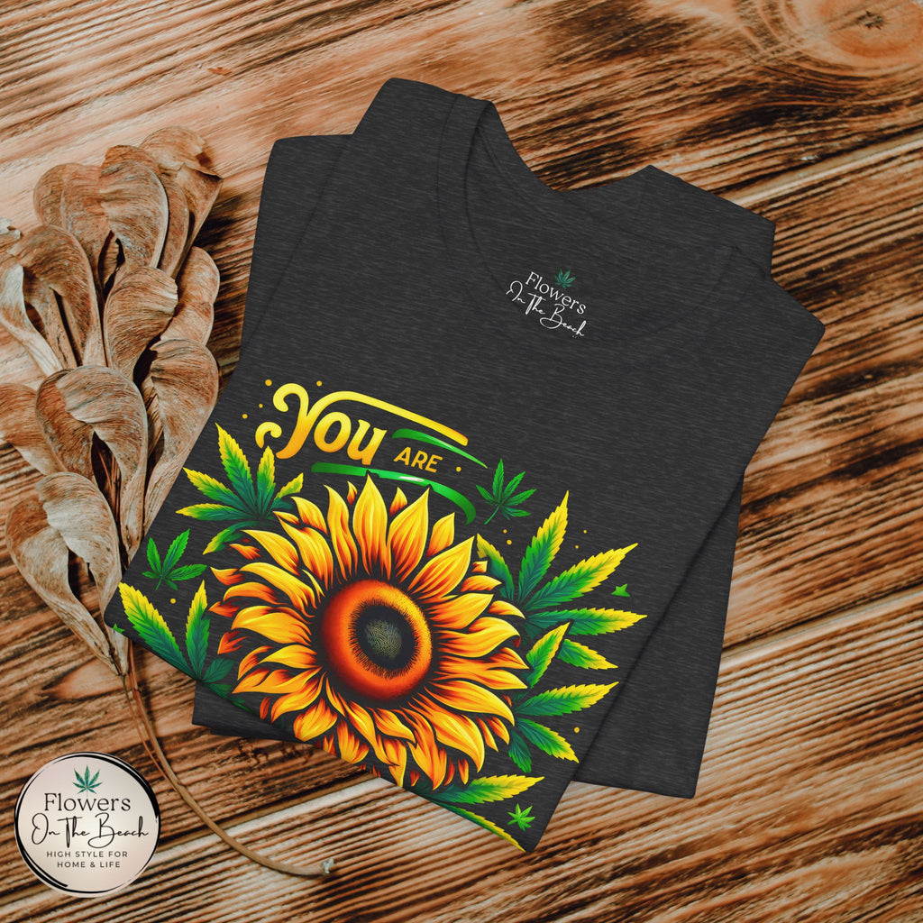Sunflower and Cannabis Sunshine Tee