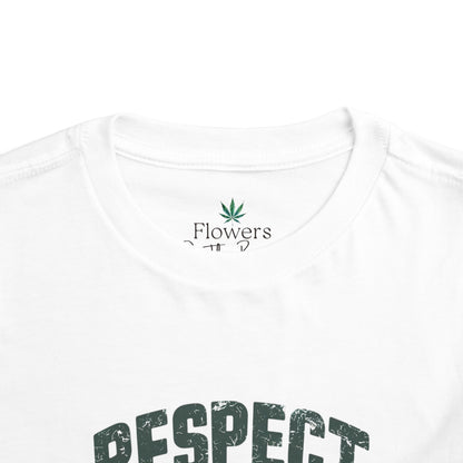 Toddler Short Sleeve Tee "Respect the Locals" - Ocean Lover Style, Summer Wear, Gift for Kids, Eco-Friendly Tee, Marine Life Tee,