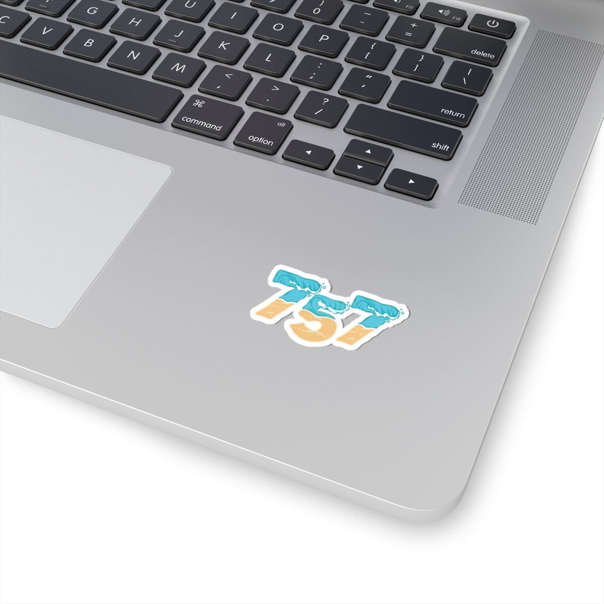 Virginia Beach, 757, Beachy Wave Sticker
