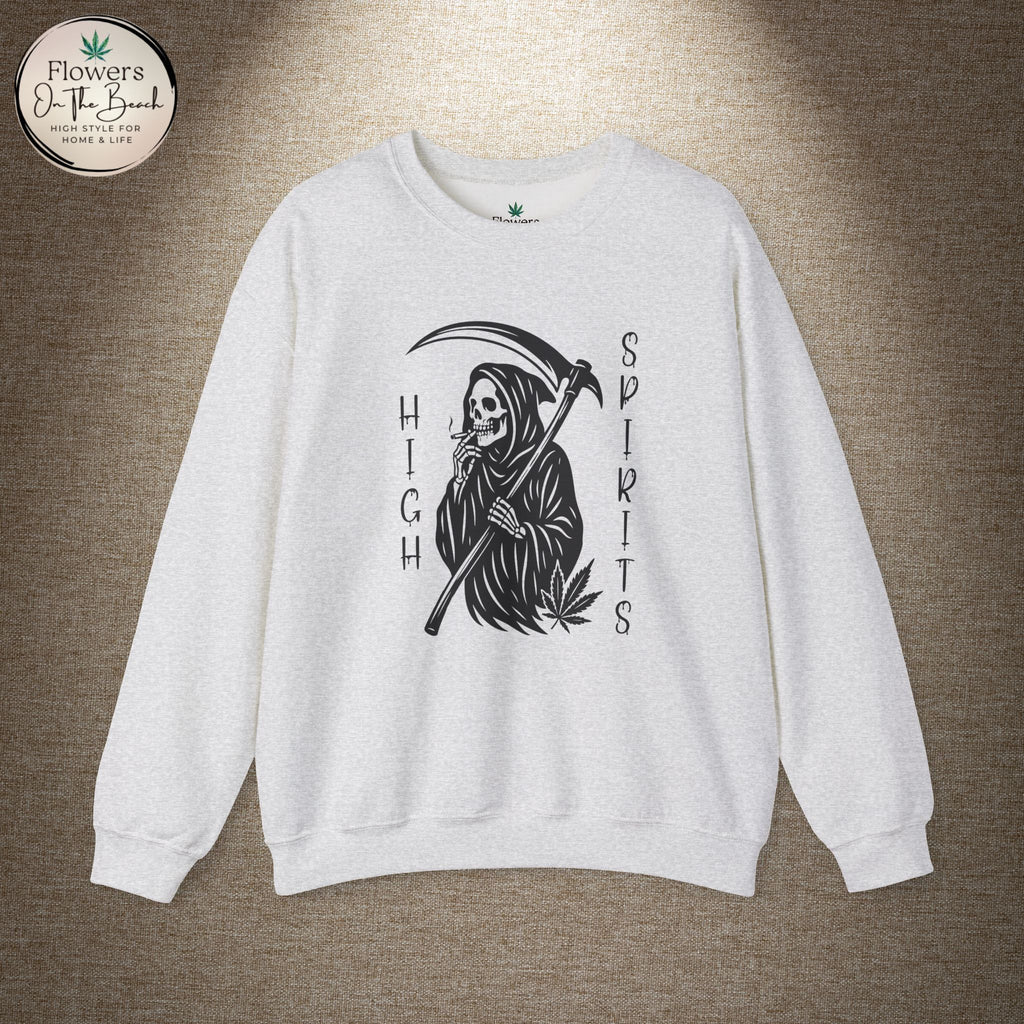 Grim Reaper Smoking Sweatshirt
