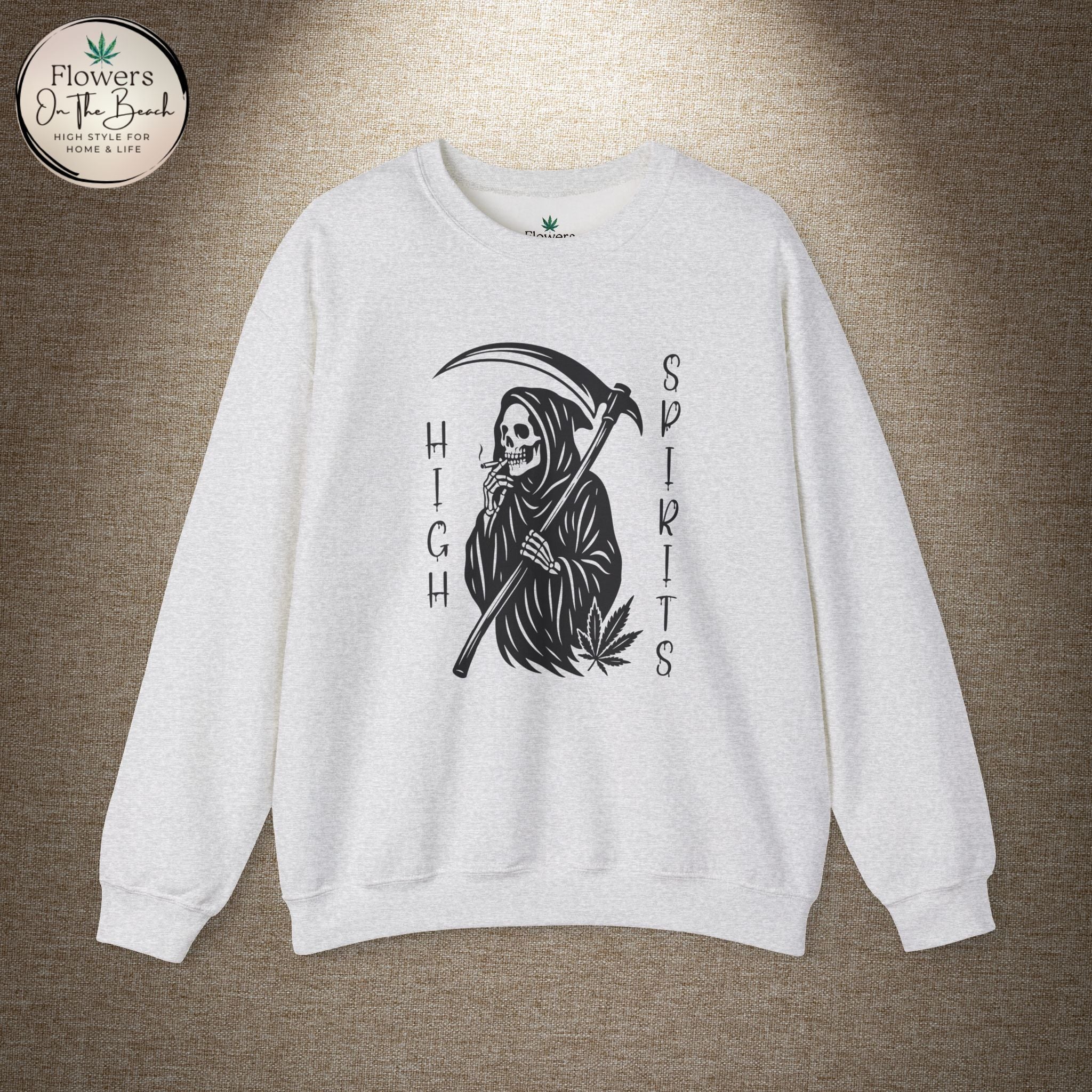 Grim Reaper Smoking Sweatshirt