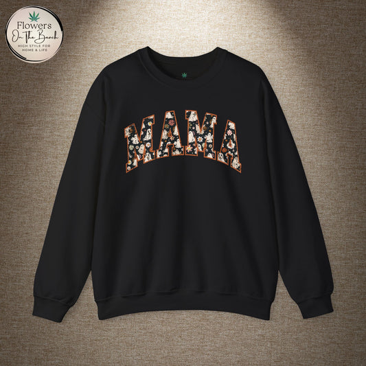 Halloween Mama Letters Sweatshirt