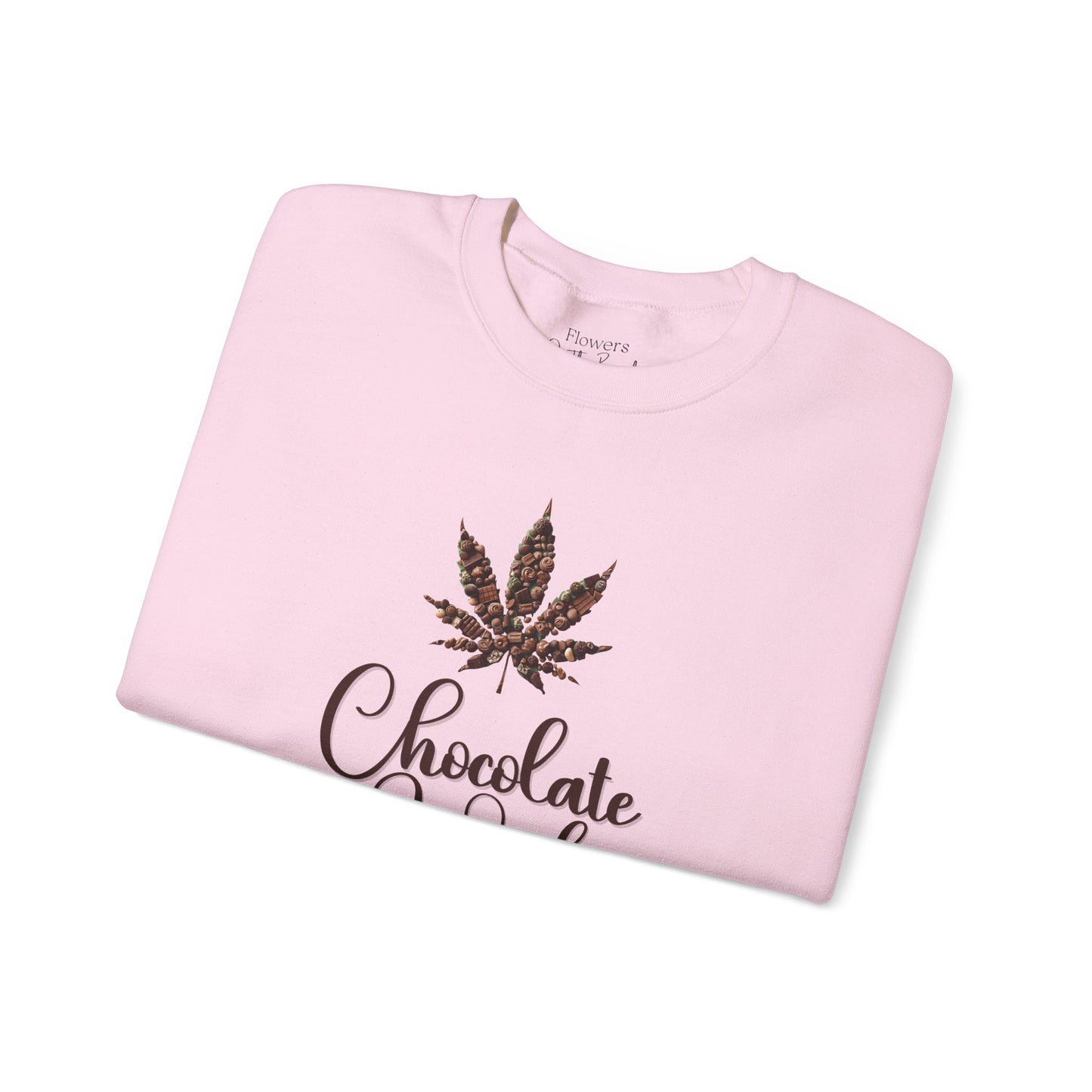 Chocolate and Weed Valentine's Tshirt, Unisex Long Sleeve Tee, Funny Marijuana Shirt, Stoner Gift, Cannabis Lover Top