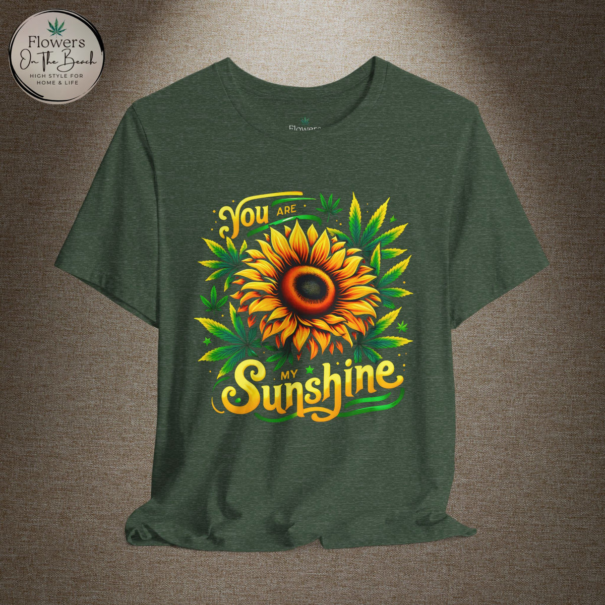 Sunflower and Cannabis Sunshine Tee
