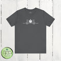 Weed Leaf Heartbeat Tee