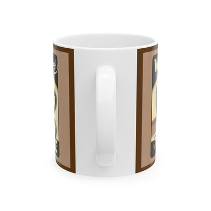 Wake and Bake 11 oz Ceramic Mug, Stoner Birthday Gifts, Stoner Christmas Gifts, Stoner Coffee Mug, 420 Coffee Mug, Stoner Xmas Gift