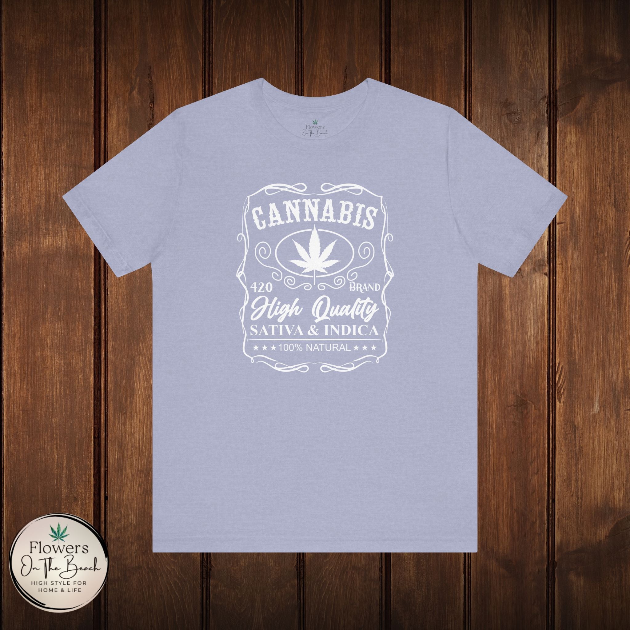 Whiskey-Inspired Cannabis Label Tee