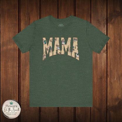 Mama Varsity Letters Duck Tee, Personalized Mama Tee, Mallard Duck Theme Shirt, Country Mama Apparel, Gift for Mom, Wildlife Lover Shirt