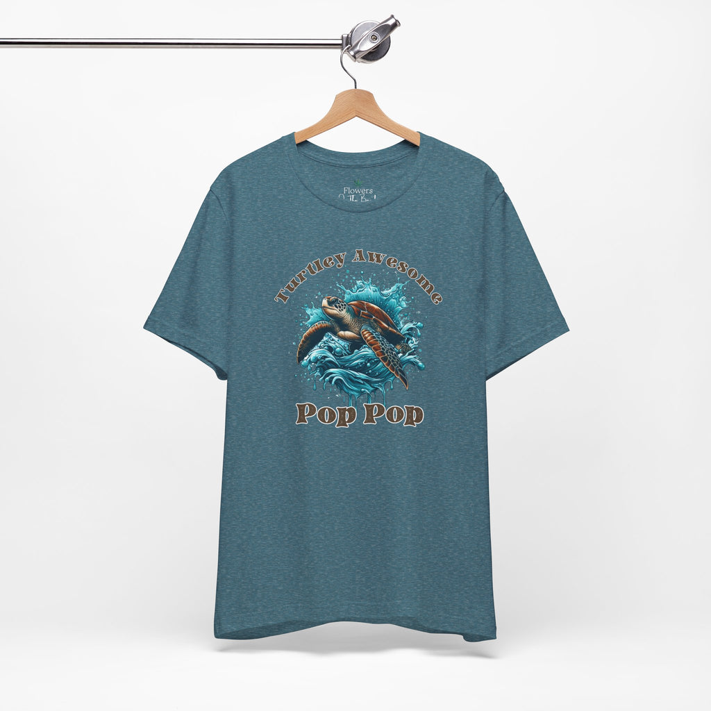 Turtley Awesome Pop Pop/Dad/Papa T-Shirt