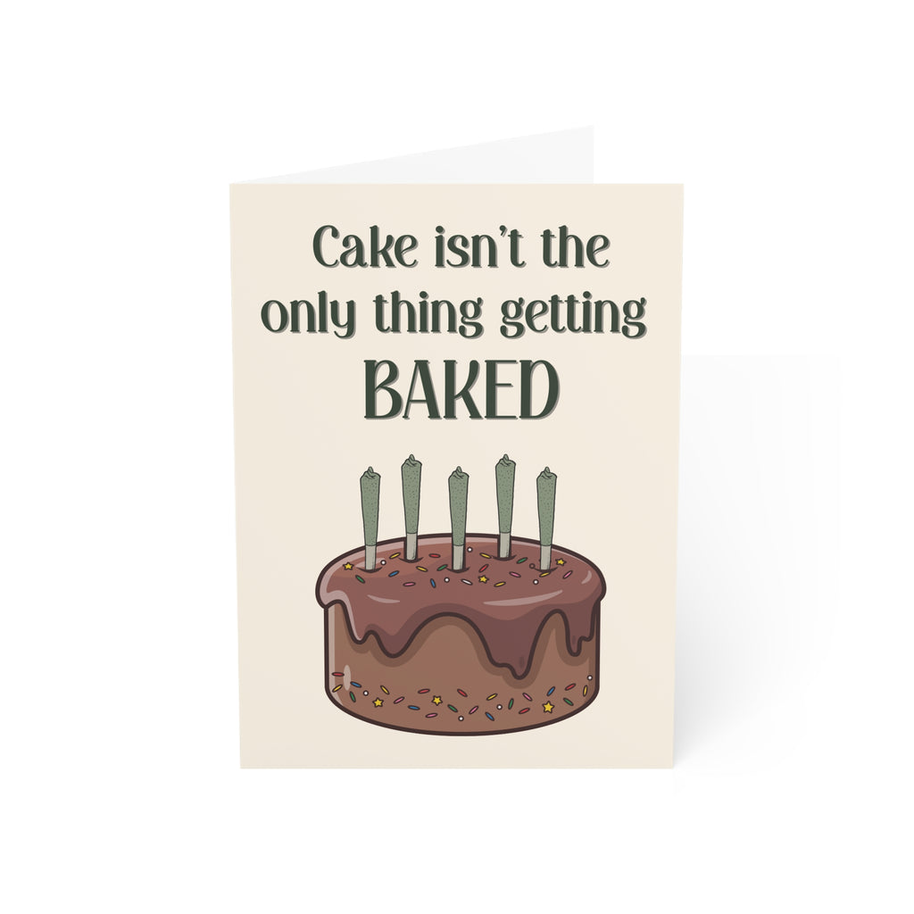 420 Baked Birthday Card (Blank Inside)
