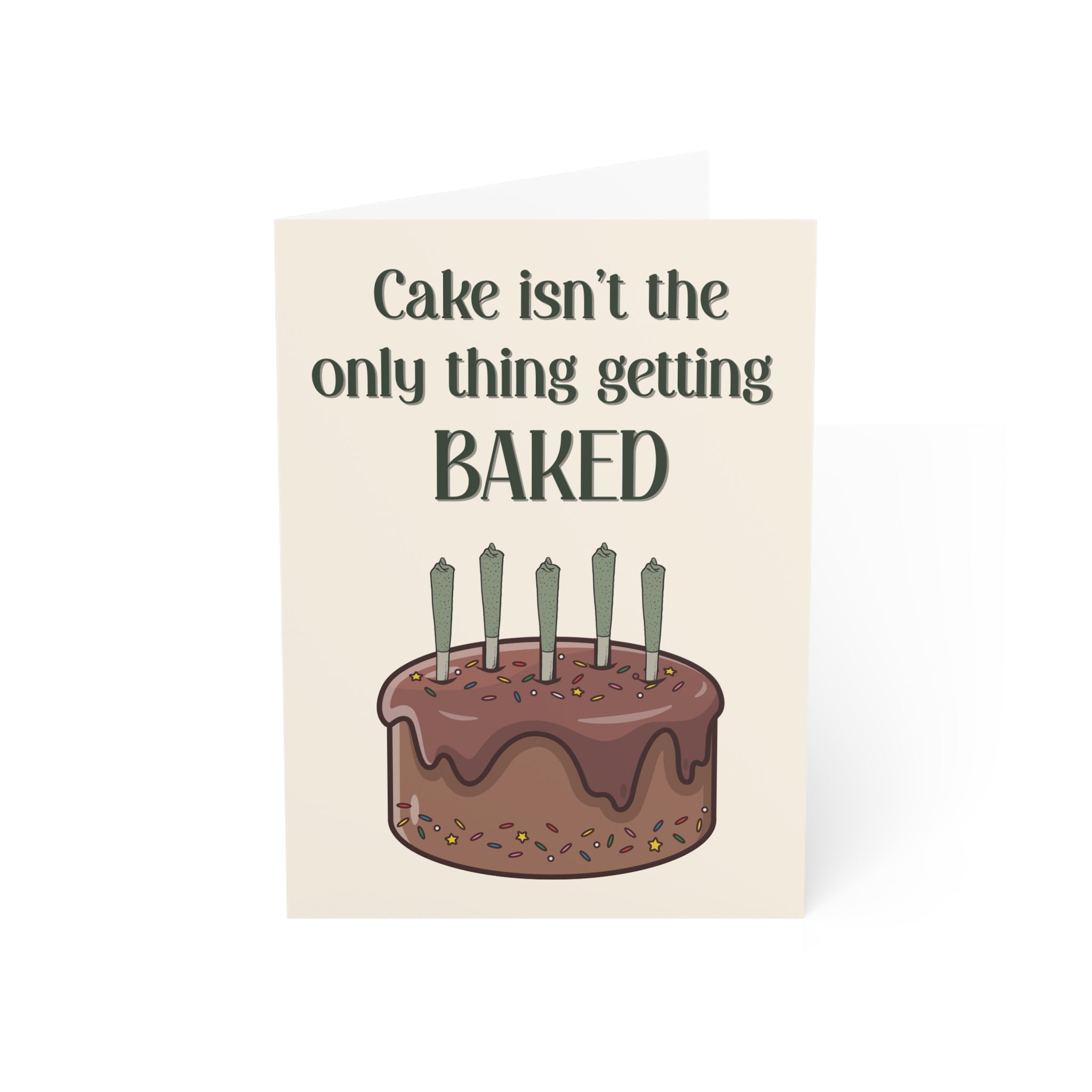 420 Baked Birthday Card (Blank Inside)