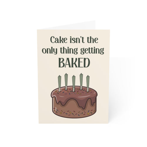 420 Baked Birthday Card (Blank Inside)