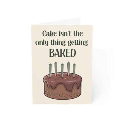 Blank Birthday Cards, Stoner Card, 420 Baked Greeting Card, Baked Stoner Card, Stoner Card, 420 Theme Birthday Card