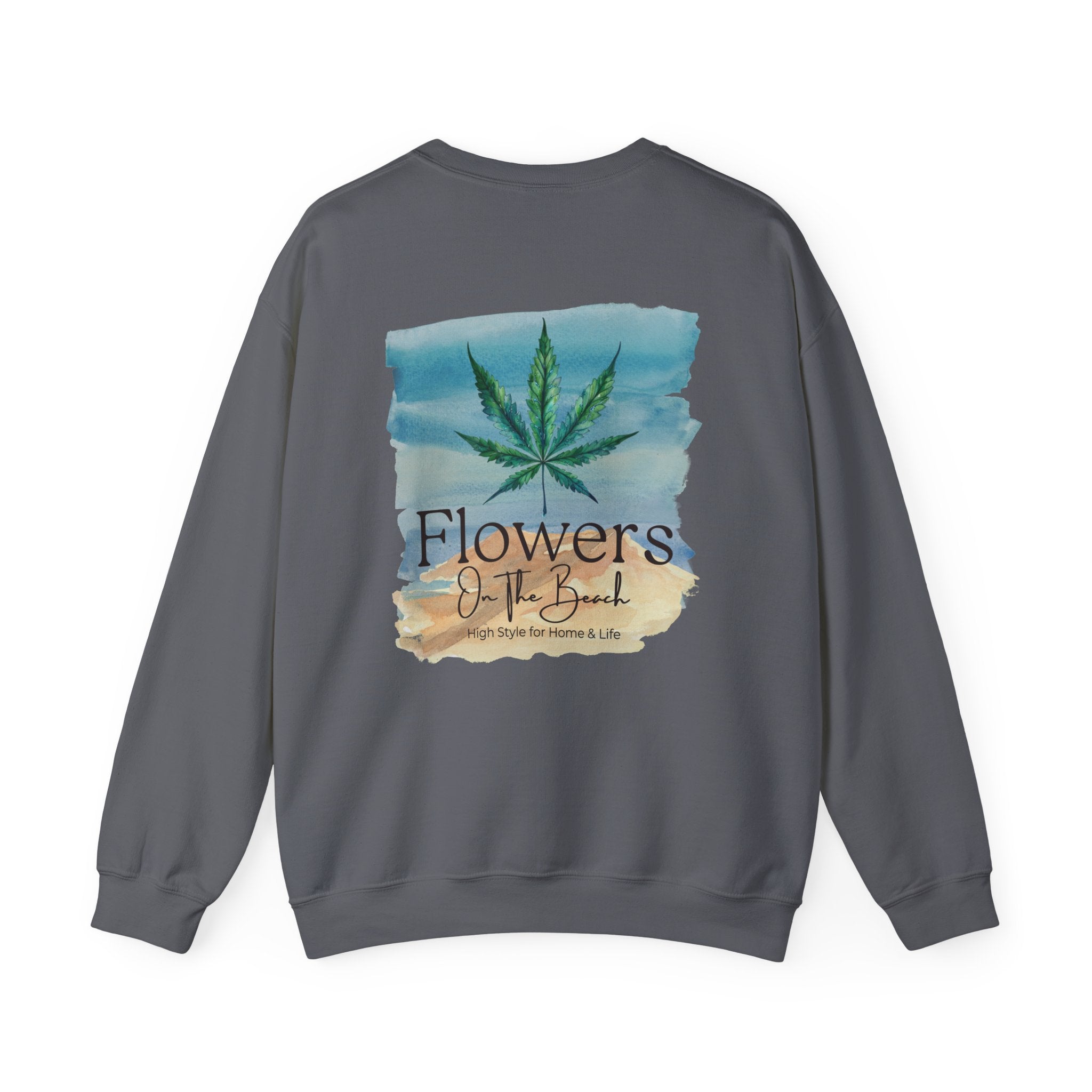 Flowers on the Beach Sweatshirt
