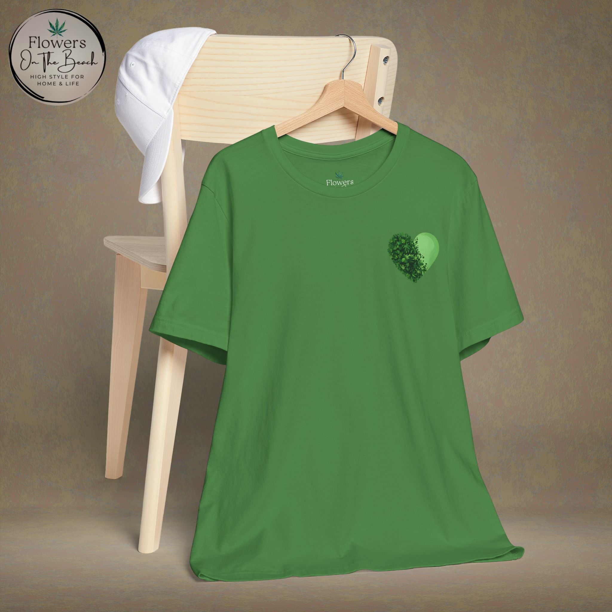 St. Patrick's Day Tee with Subtle Weed Leaves