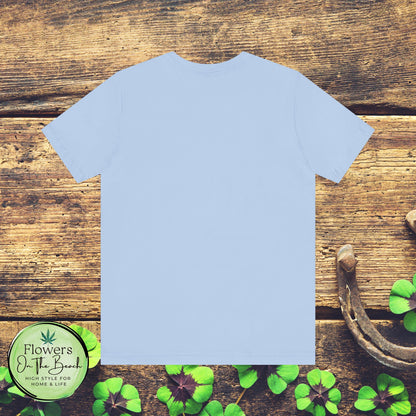 Floral Mama Coquette Blue Flowers T-shirt, Mother's Day Gift, Gift for Her, Mom Apparel, Floral T-shirt, Boy Mom T-shirt