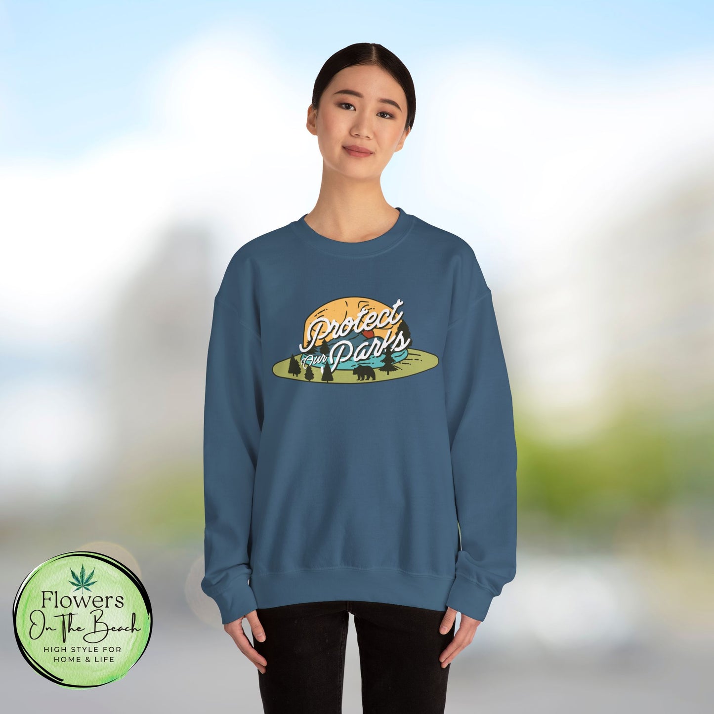 Protect Our Parks Crewneck Sweatshirt, National Parks Sweatshirt, Wanderlust Sweatshirt, Travel Apparel, Protect Our National Parks