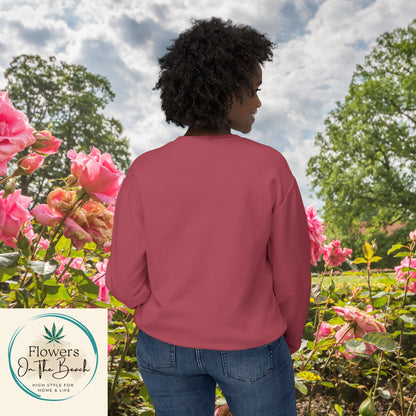 Empowerment Sweatshirt, I Can By Myself Flowers, Valentines Crewneck, Empower Women Sweatshirt, Weed Love Jumper, Stoner Sweatshirt, 420