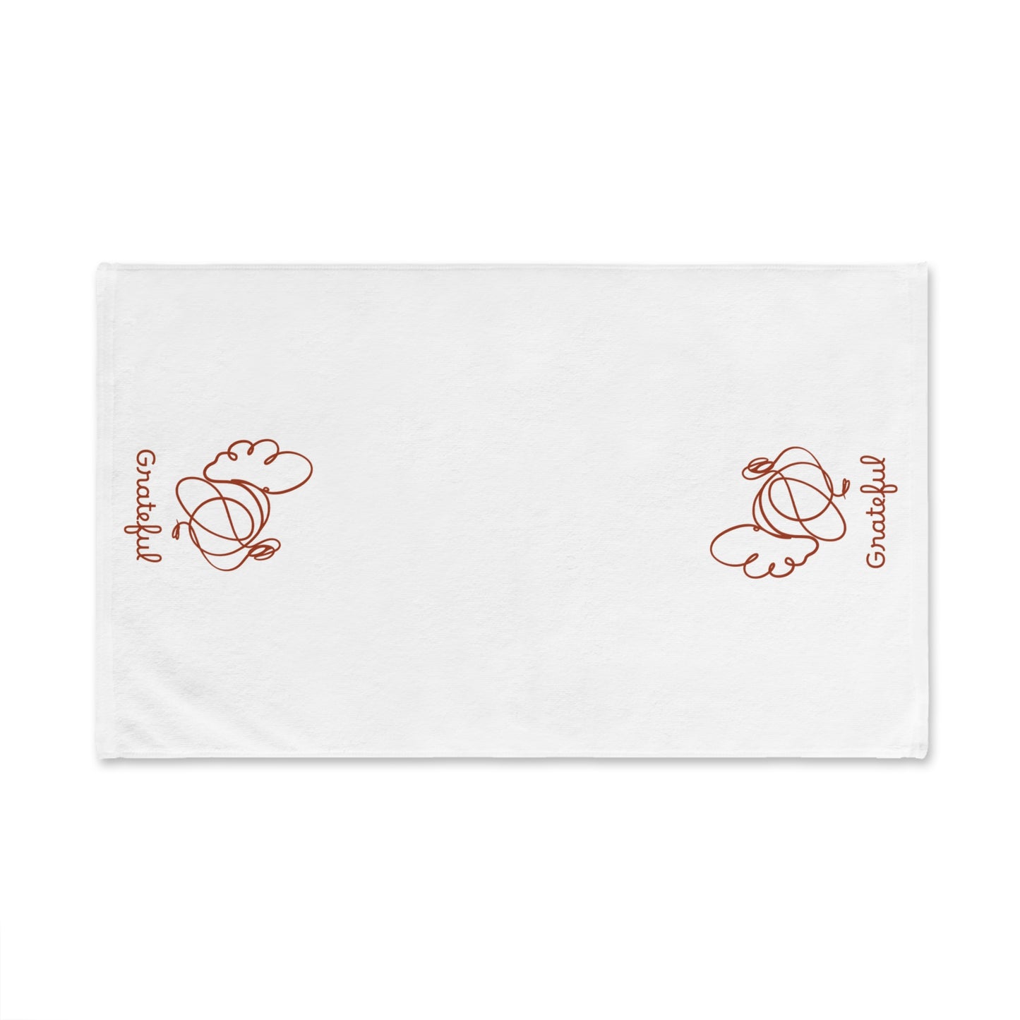 Grateful Thanksgiving Hand Towel, Friendsgiving Bathroom Decor, Fall Kitchen Towel, Hostess Gift, Autumn Dish Towel, Housewarming Present