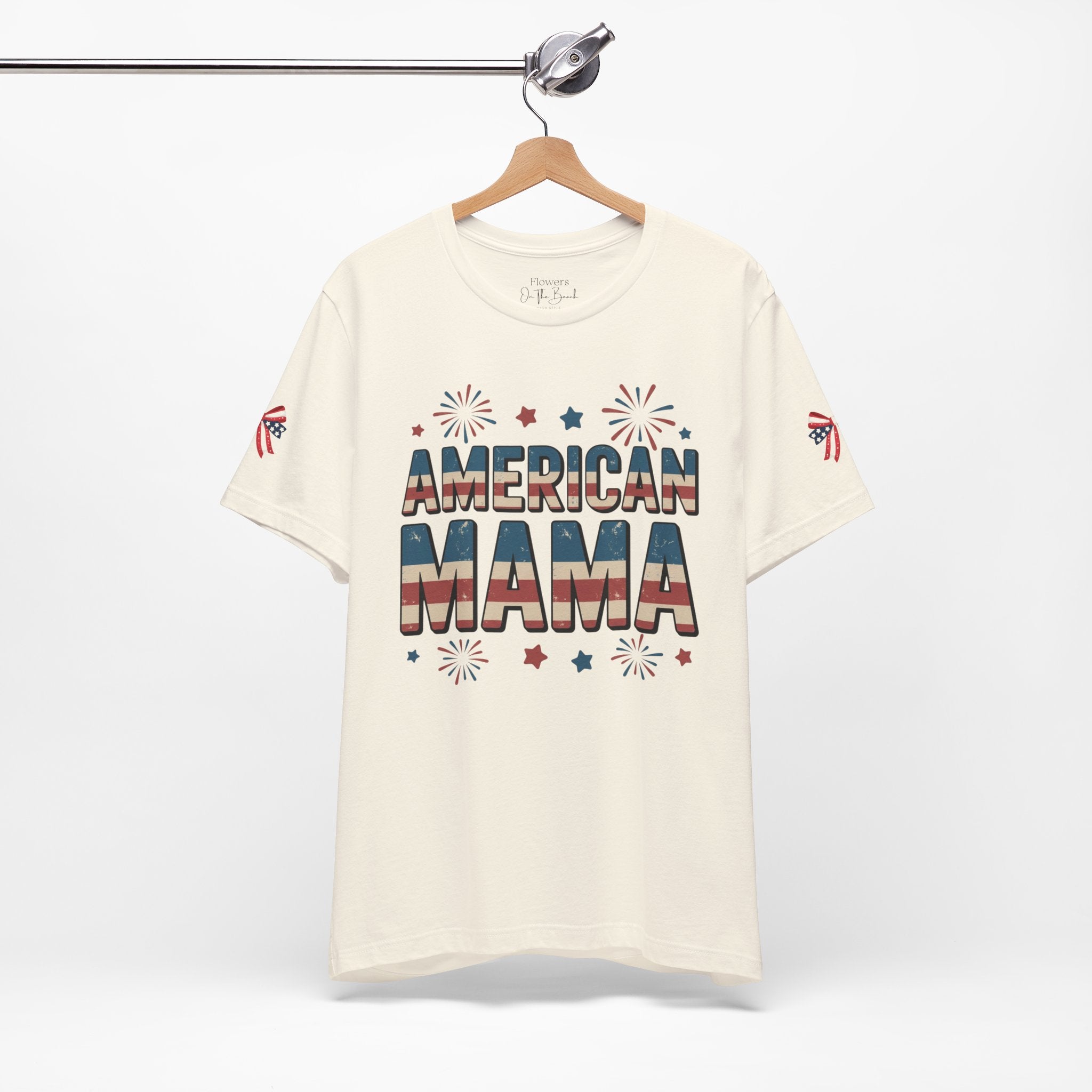 American MAMA 4th of July T-Shirt | Patriotic Mama Tee
