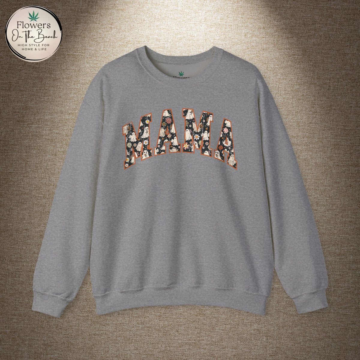 Halloween Mama Letters Sweatshirt
