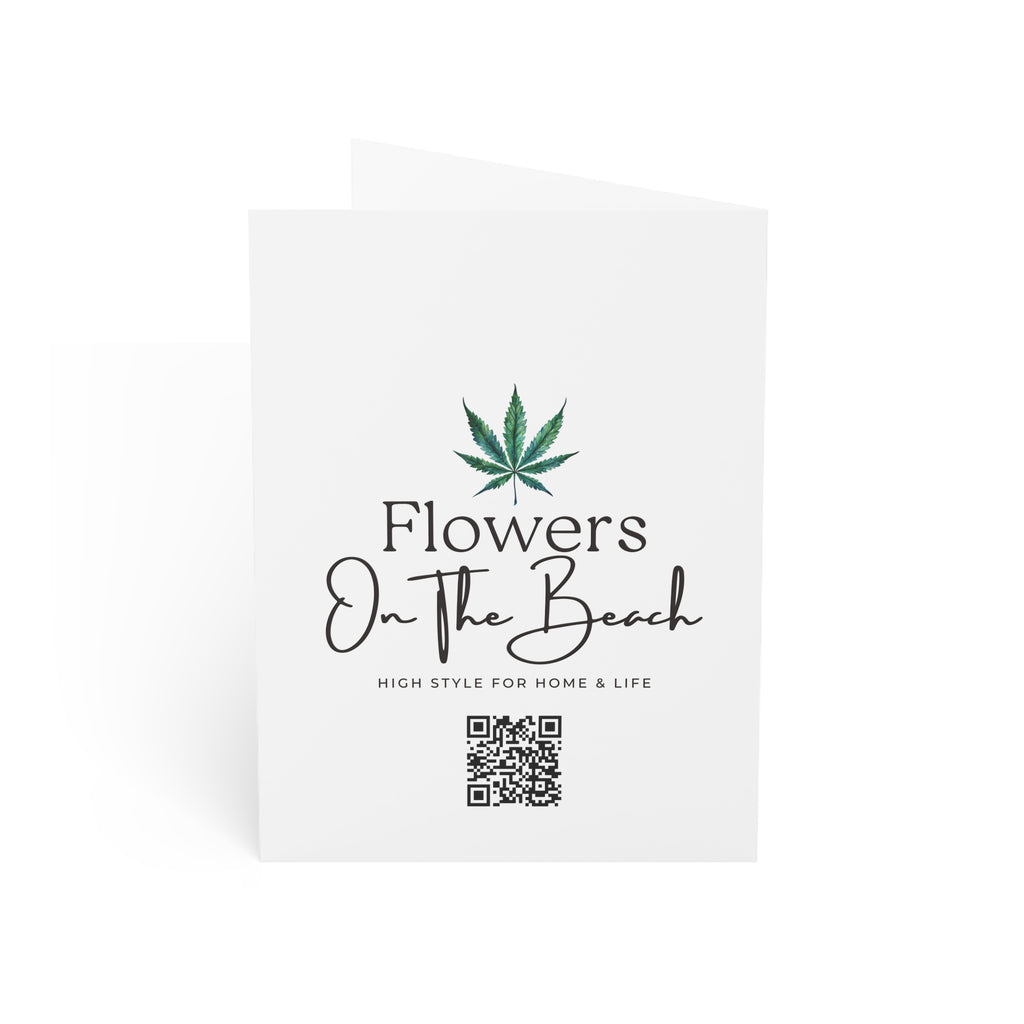 Cannabis-Themed Christmas Card, Oh Christmas Weed