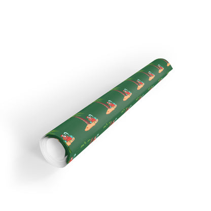 Christmas Santa Joint Wrapping Paper, Cannabis Wrapping Paper, Holiday Weed Wrapping Paper, Xmas Stoner Wrap Paper,