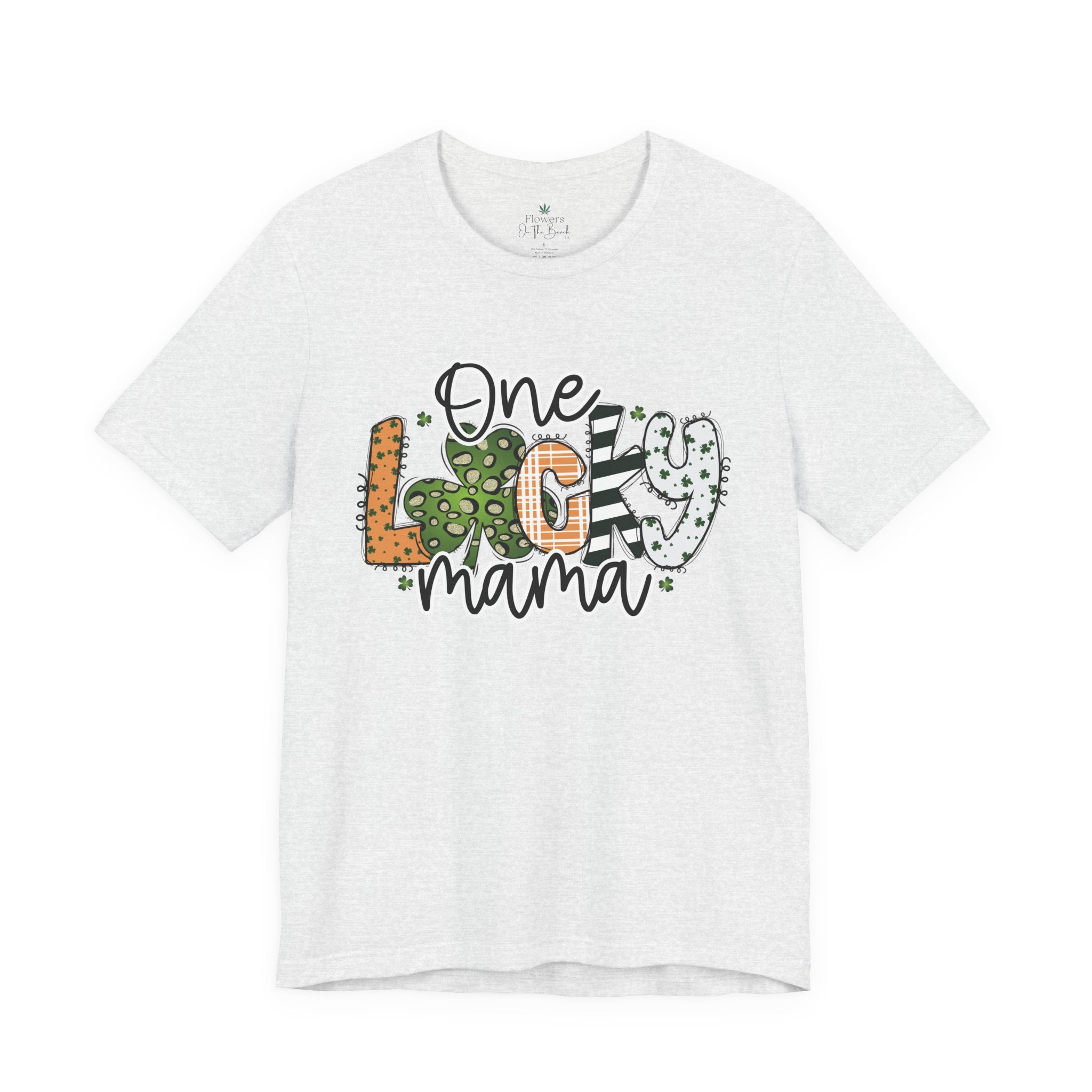 St Patrick's Day Cheetah Print Tee, Lucky Mama Tee