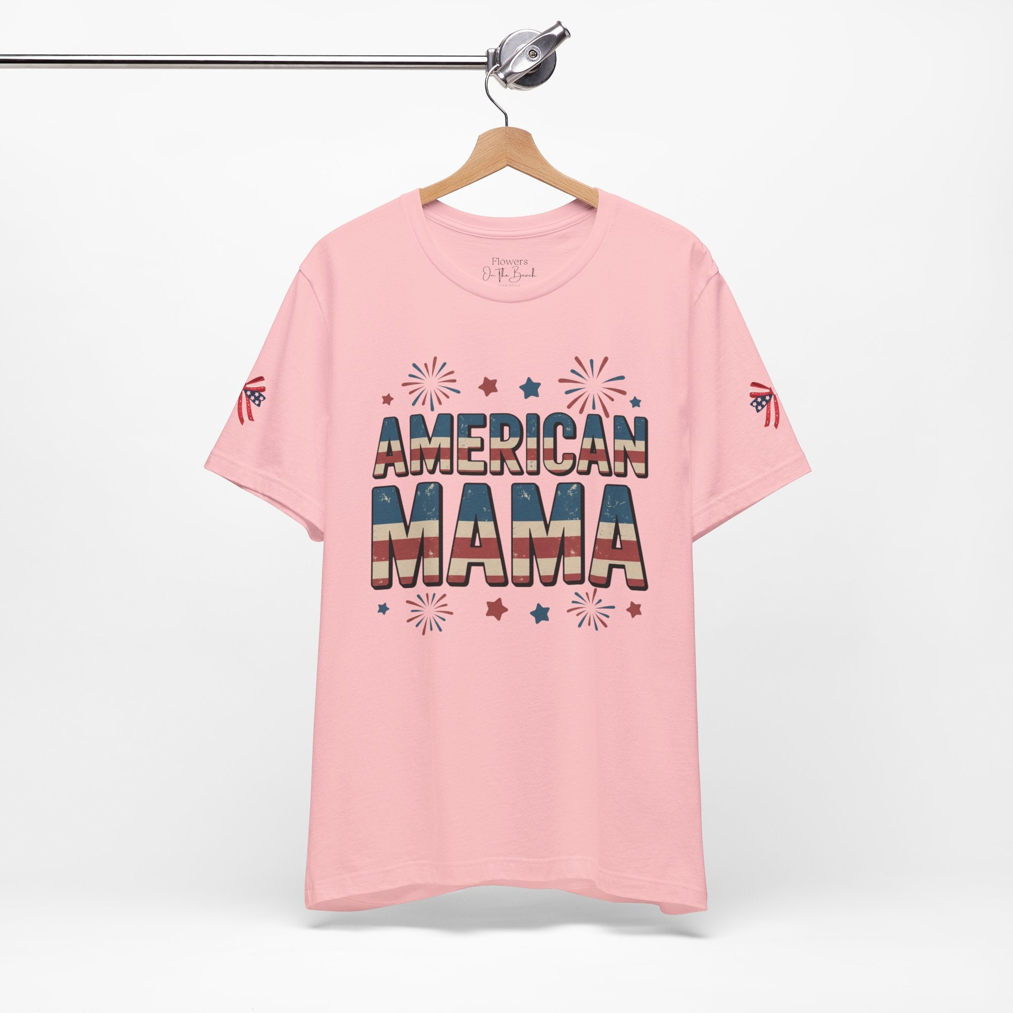 American MAMA 4th of July T-Shirt | Patriotic Mama Tee