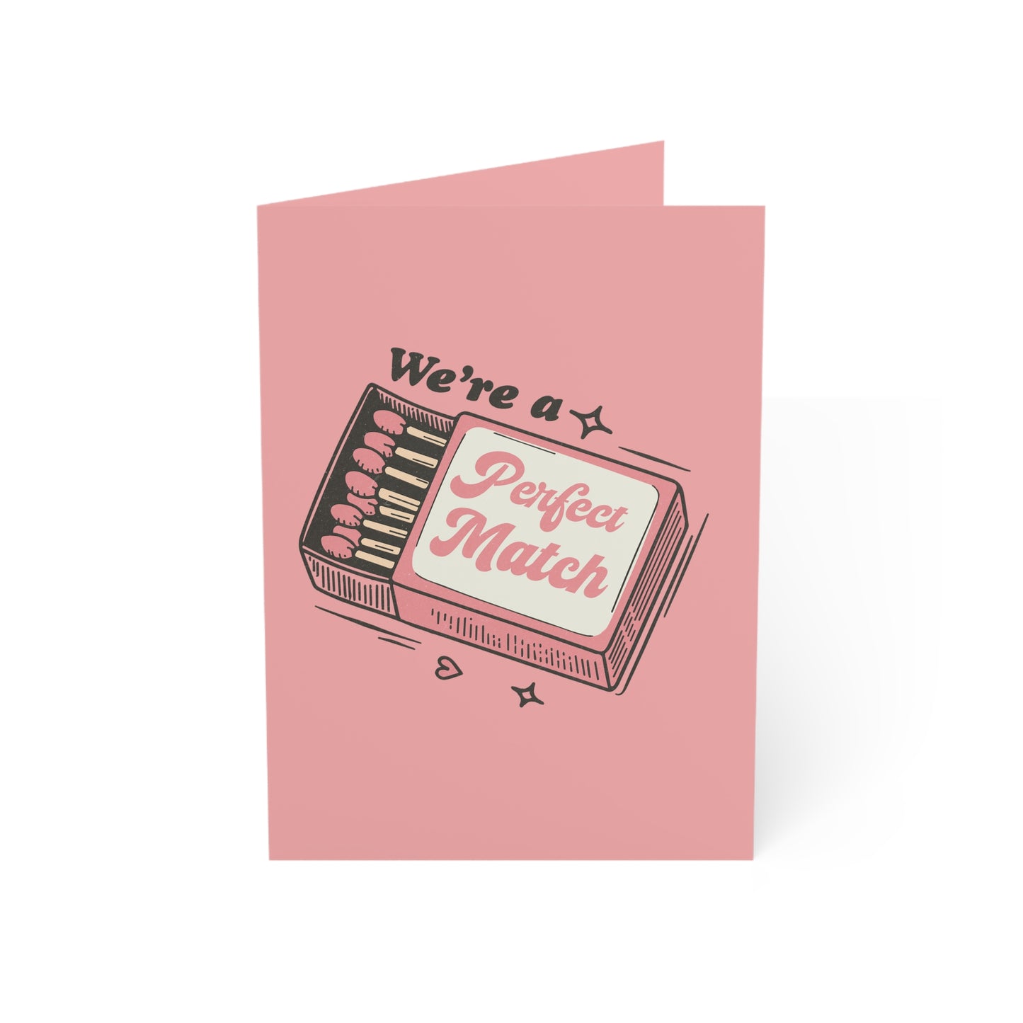 Greeting Card, Cute Love Notecard, Valentine's Day, Perfect Match Romantic Notecard, Love Note Card, Anniversary Card, Relationship